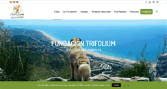 Desktop Screenshot of fundaciontrifolium.org